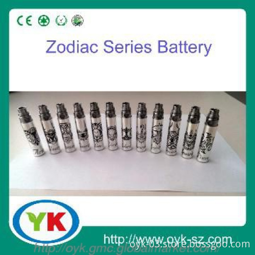 2013 Zodiac series battery for EGO electronic cigarette
